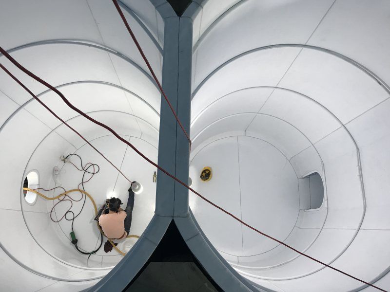 某國有大型稀土集團(tuán)公司現(xiàn)場(chǎng)鋼襯四氟項(xiàng)目