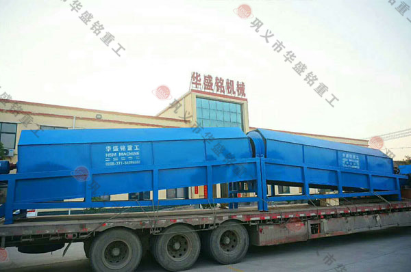 兩臺滾筒篩一起發(fā)貨，客戶很滿意